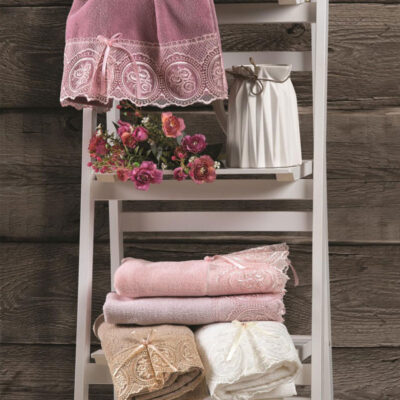 حوله دستی طرح دانتل دوزی مورال